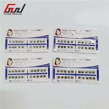 Braces Orthodontig Metel Deintyddol a Seramig