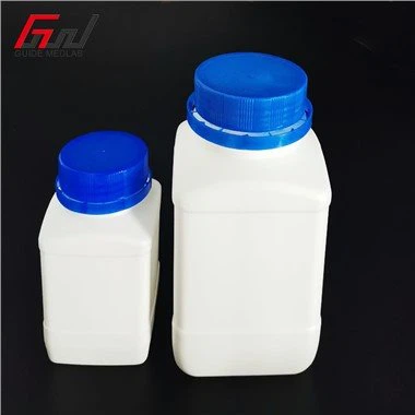 Potel Adweithedd Sgwâr Plastig Lab