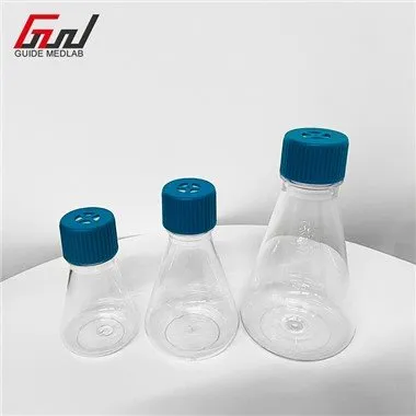 Fflasg Erlenmeyer plastig